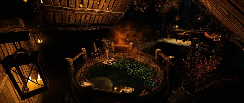 Wooden Hot Tub — Brown