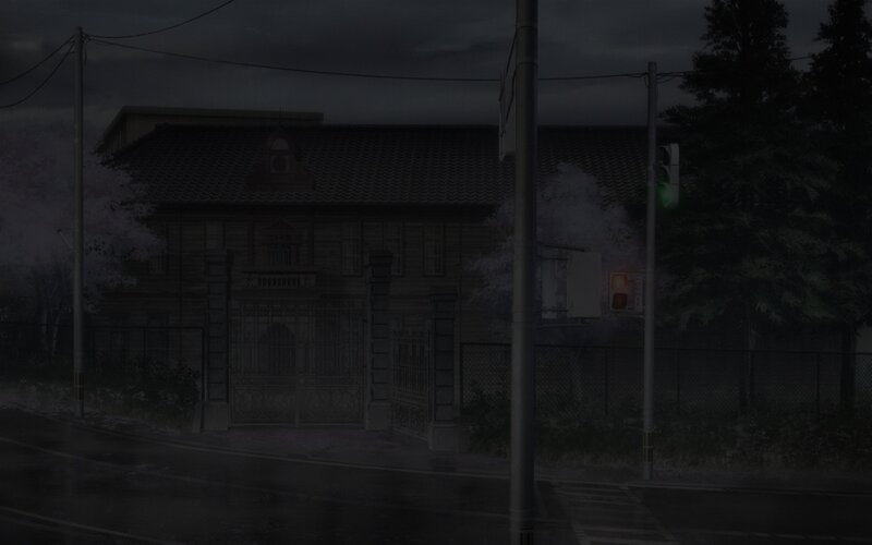 Wooden House at Night
