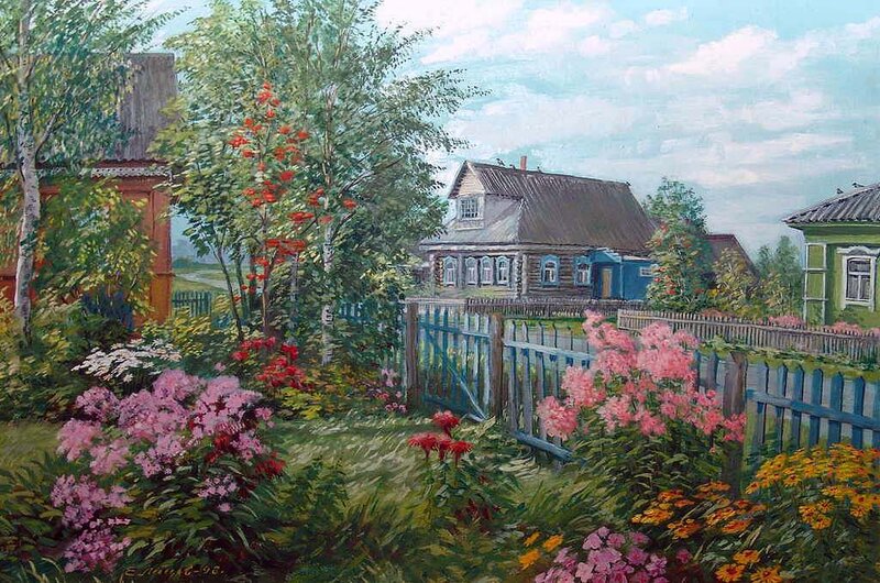 Wooden House in Garden