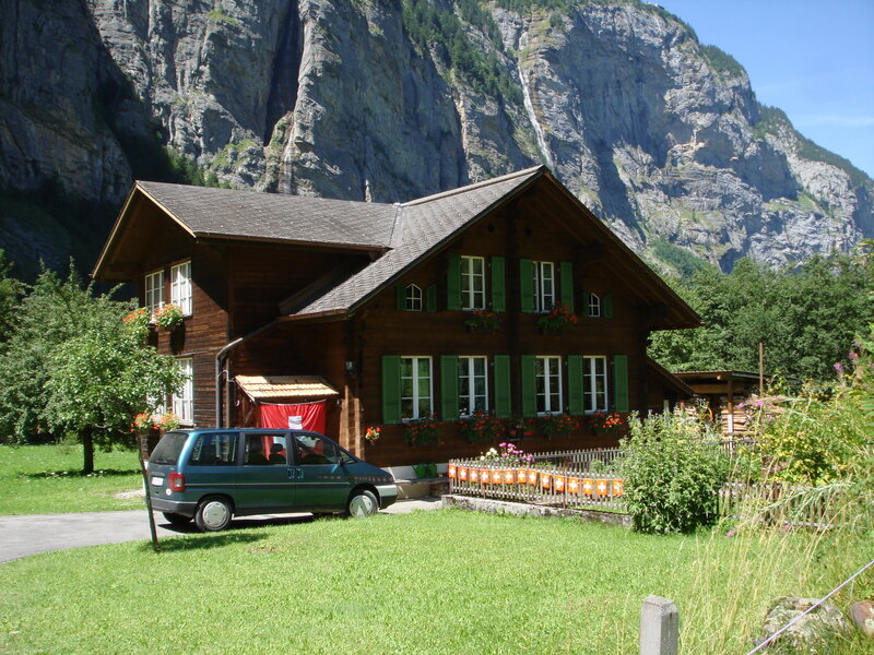 Wooden House in Mountains