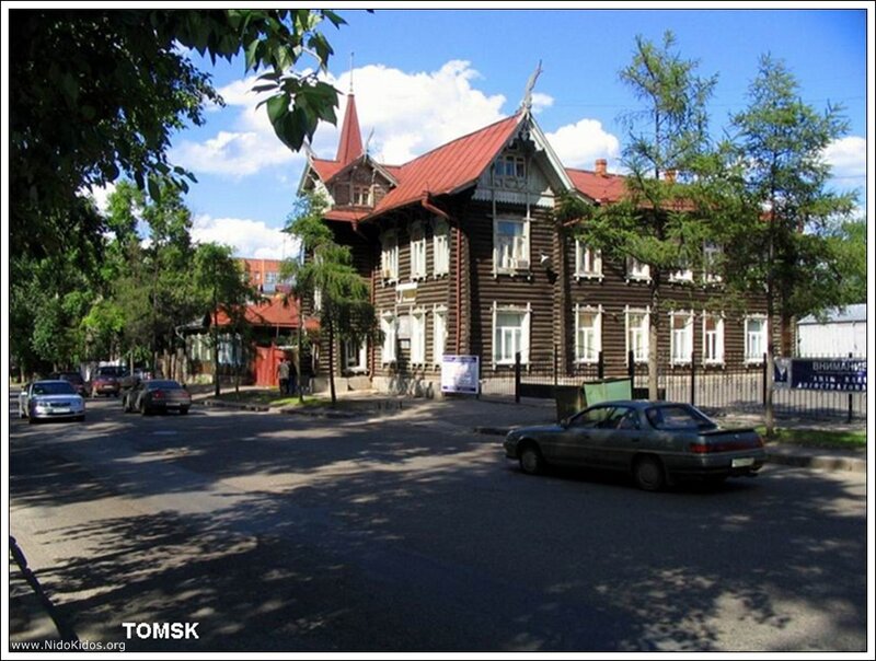 Wooden house in Tomsk