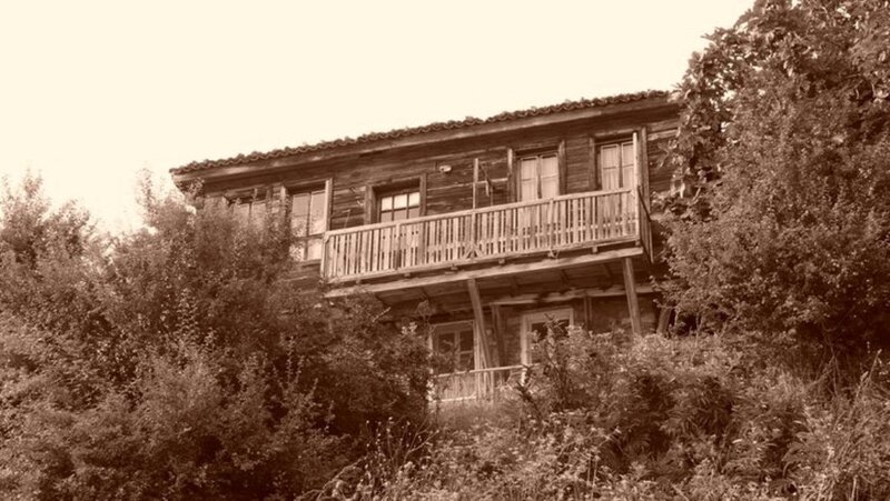 Wooden House on Hillside