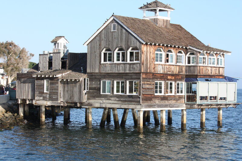 Wooden House on Pilings — Brown