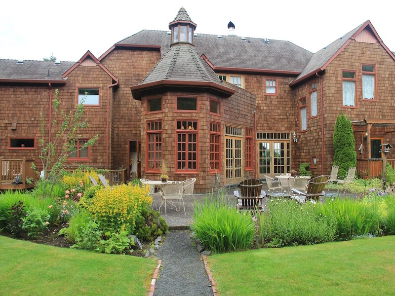 Wooden House with Garden — Brown, Serene