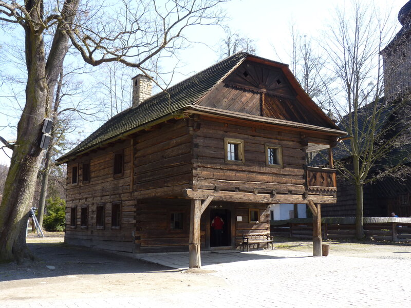 Wooden House with Porch
