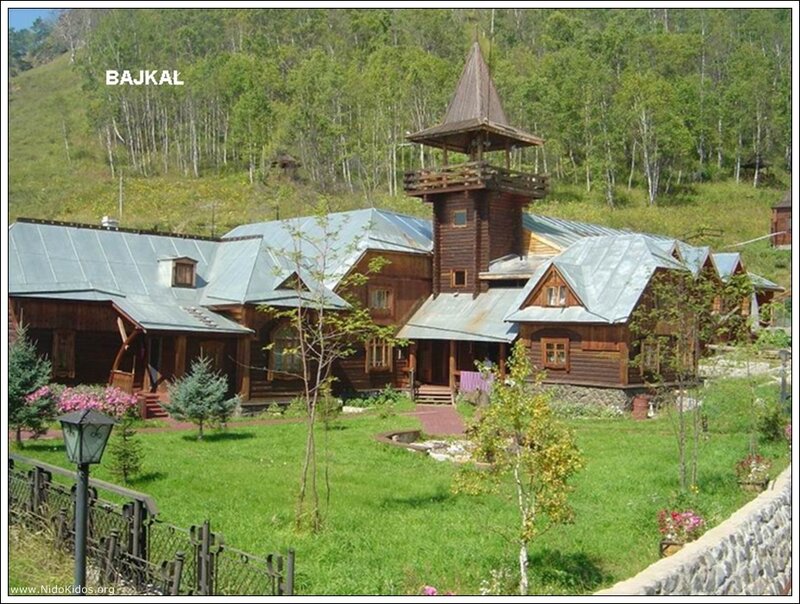Wooden houses in Bajkal