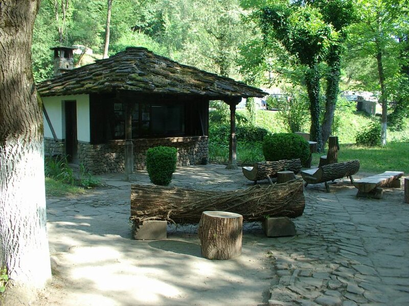 Wooden Hut in Park