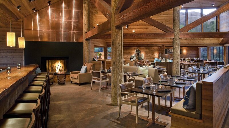 Wooden Lodge Interior — Brown