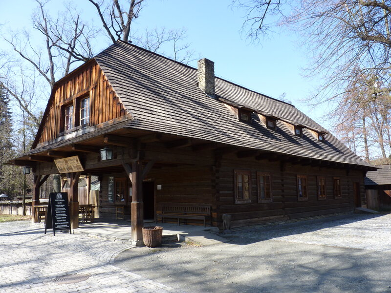 Wooden Log House