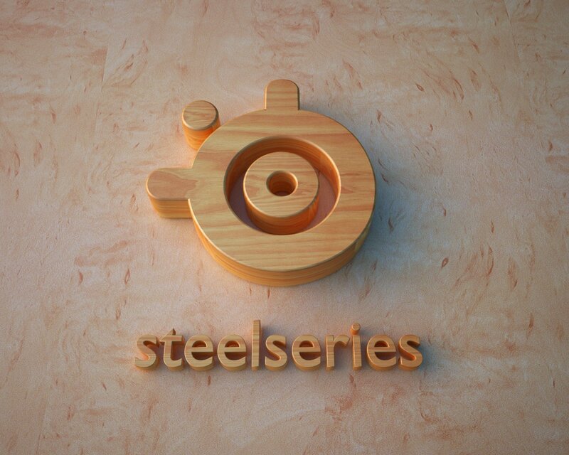 Wooden Logo on Wall