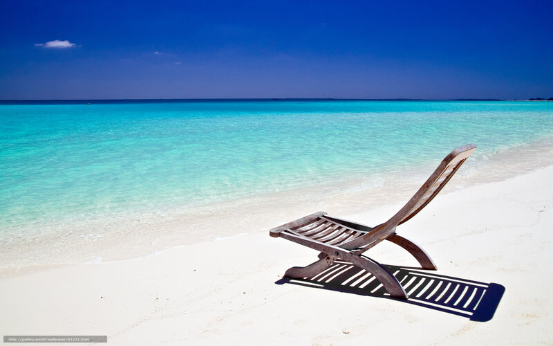 Wooden Lounge Chair — Blue