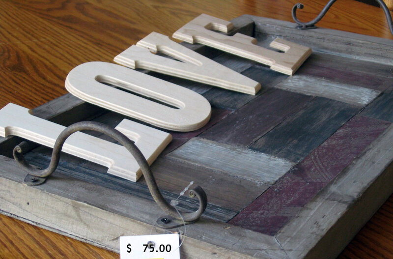 Wooden Love Sign