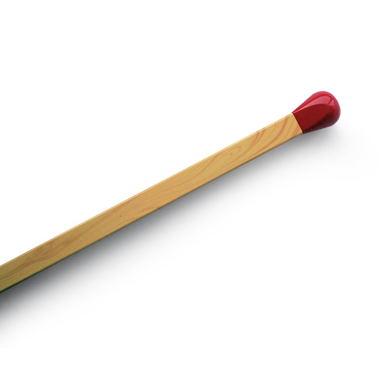 wooden match with red tip