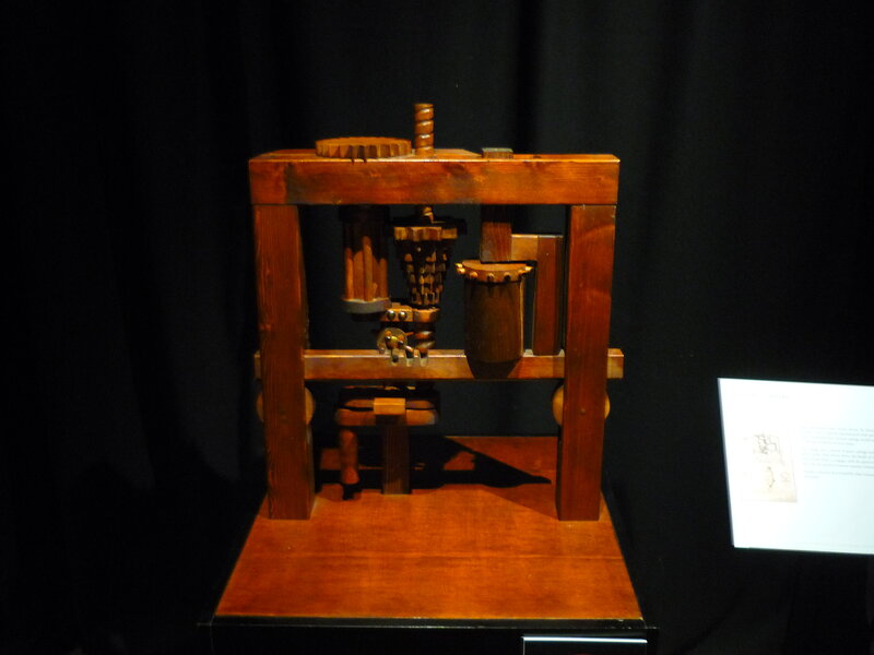 wooden mechanical model