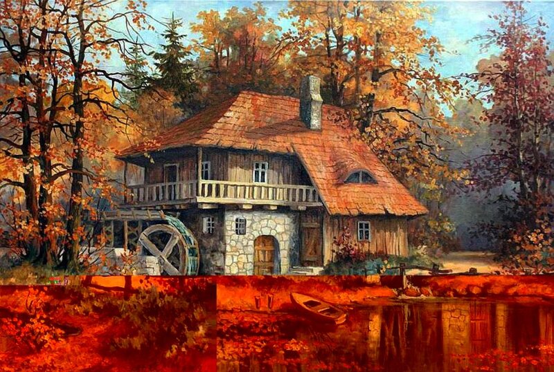 Wooden Mill House