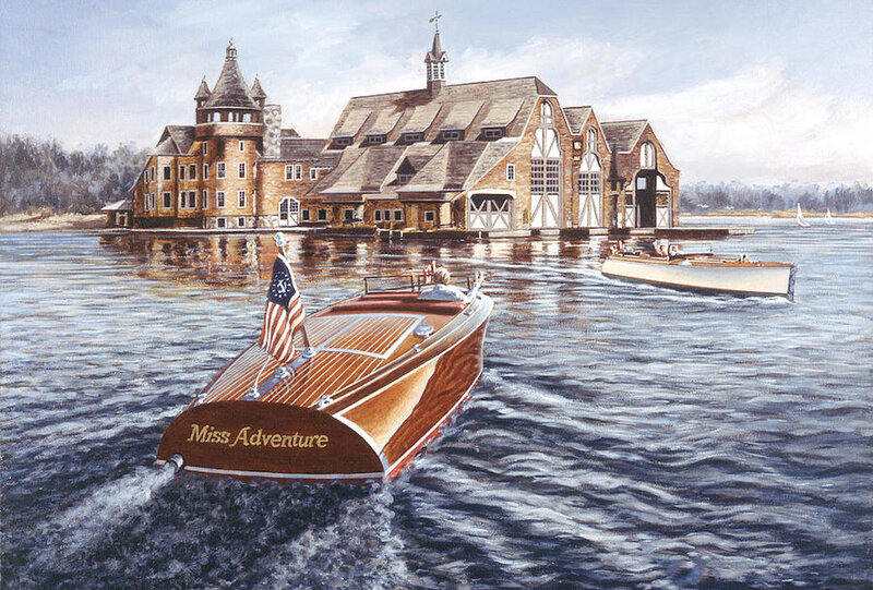 Wooden Motorboat