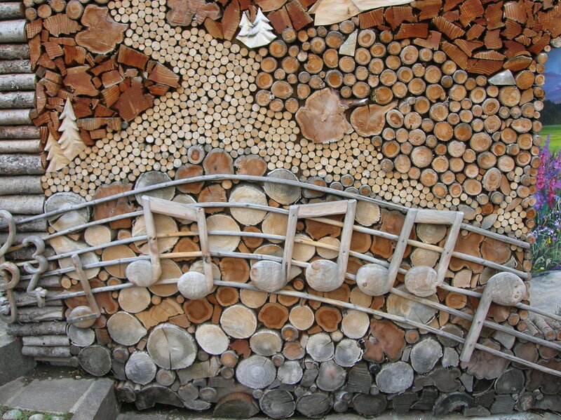 Wooden Music Wall