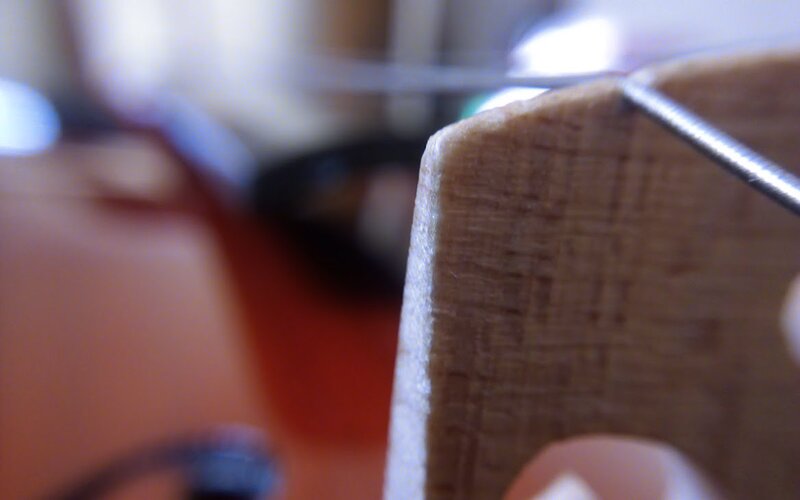 Wooden Object with Metal Wire