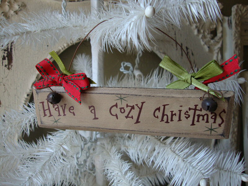 Wooden Ornament on Tree