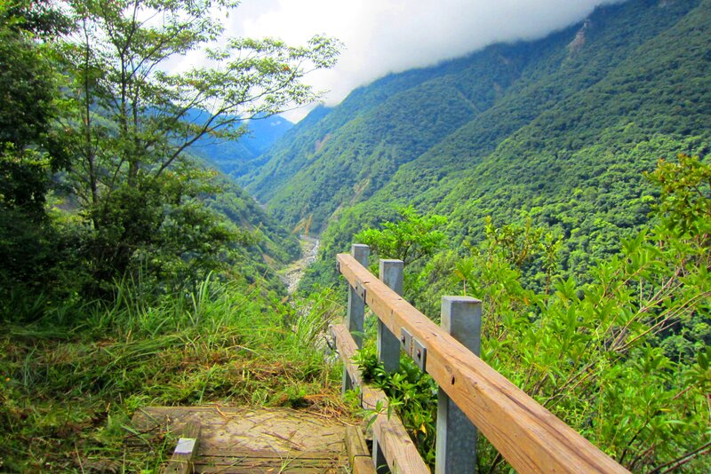 Wooden Path in Valley