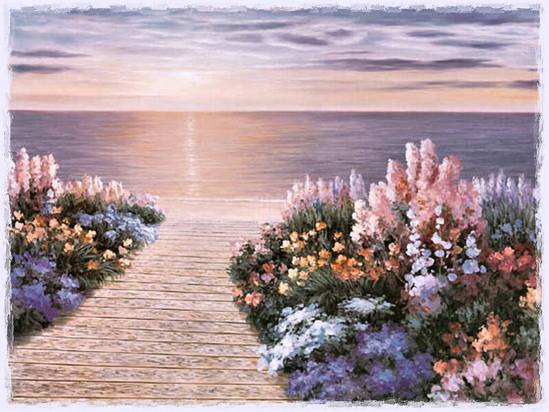 Wooden Path to Ocean
