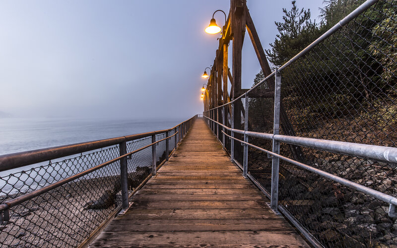 Wooden Pier at Dawn