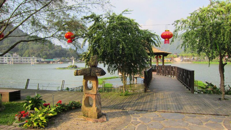 Wooden Pier by Lake