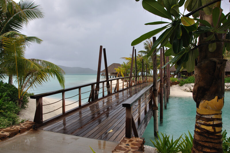 Wooden Pier on Beach — Brown, Calm