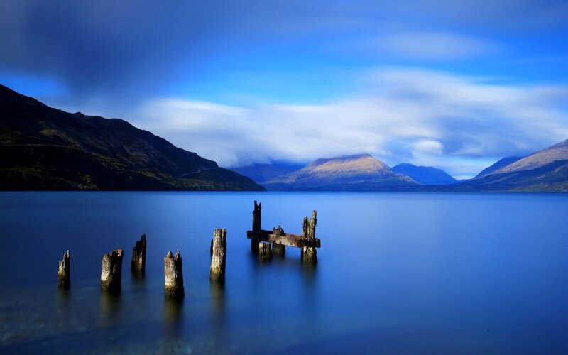 Wooden Pier Pilings