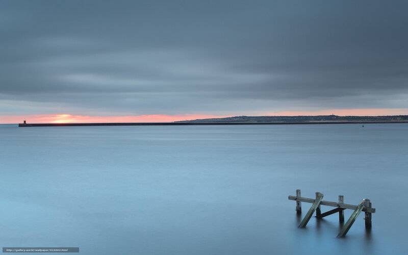 Wooden Pier Post