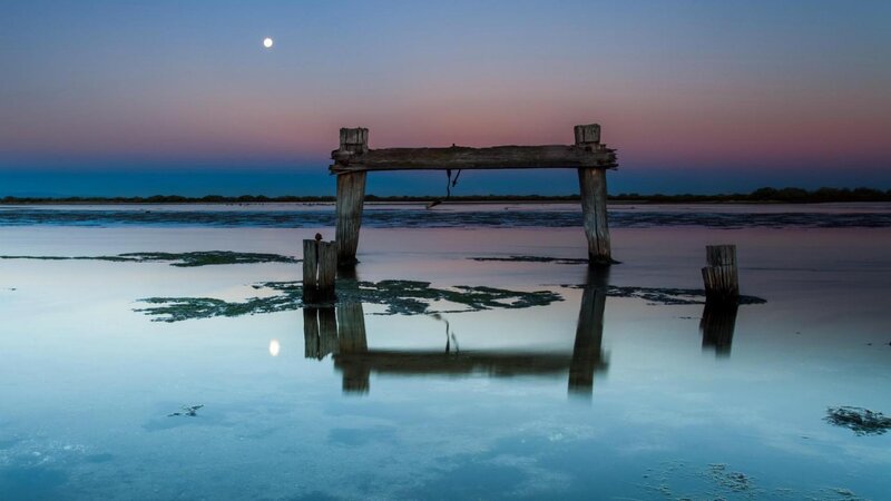 Wooden Pier Structure