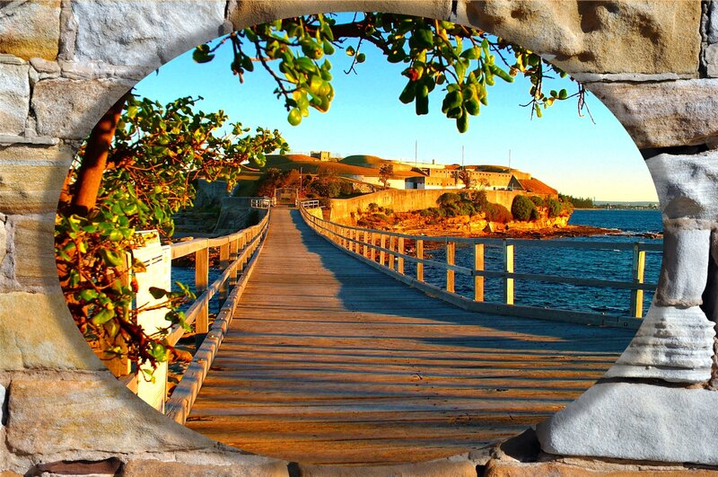 Wooden Pier to Fort
