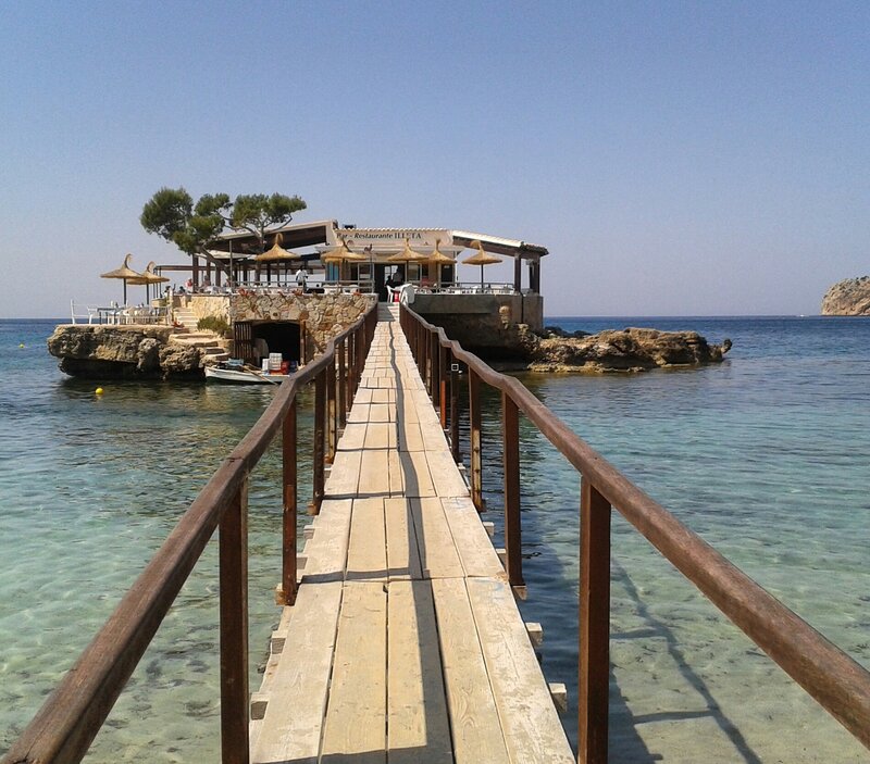 Wooden Pier to Seaside Restaurant