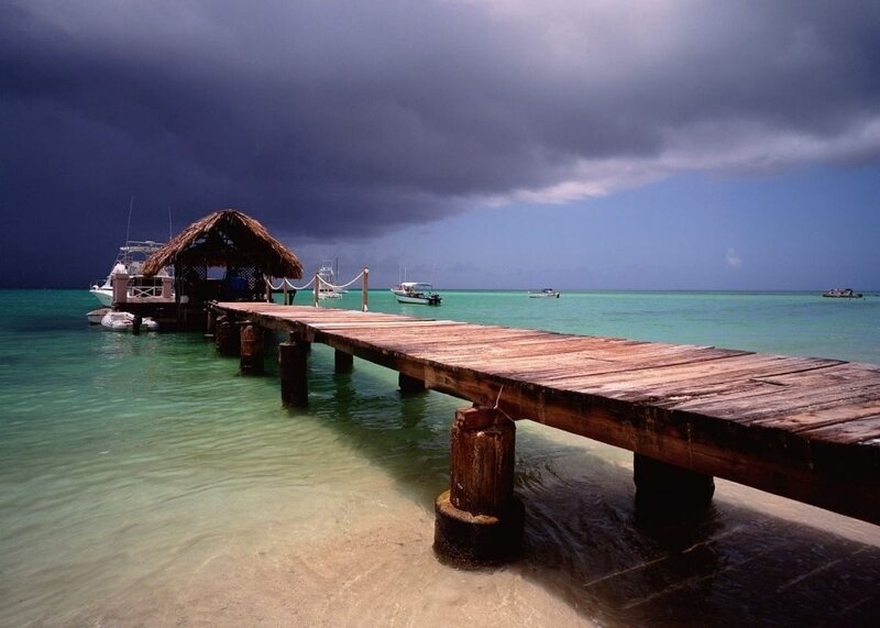 Wooden Pier with Boats