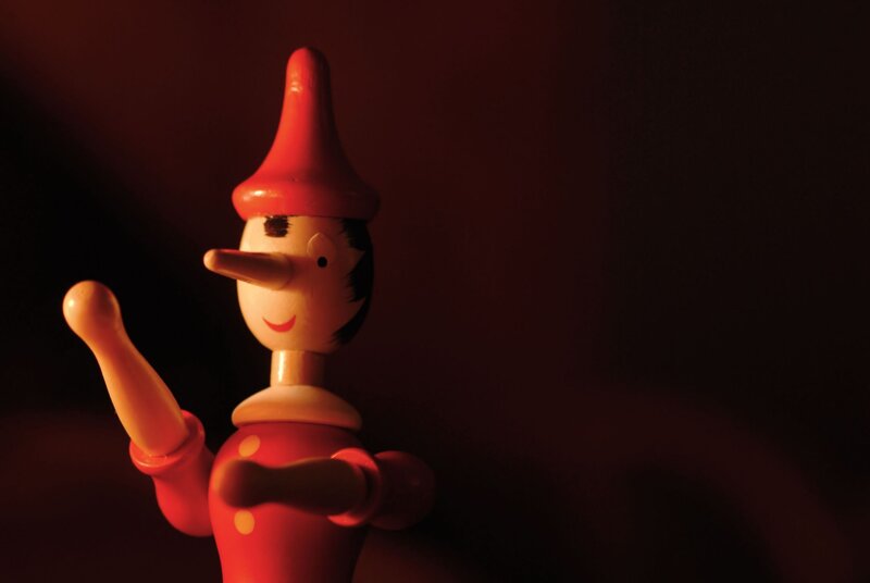 Wooden Pinocchio Doll