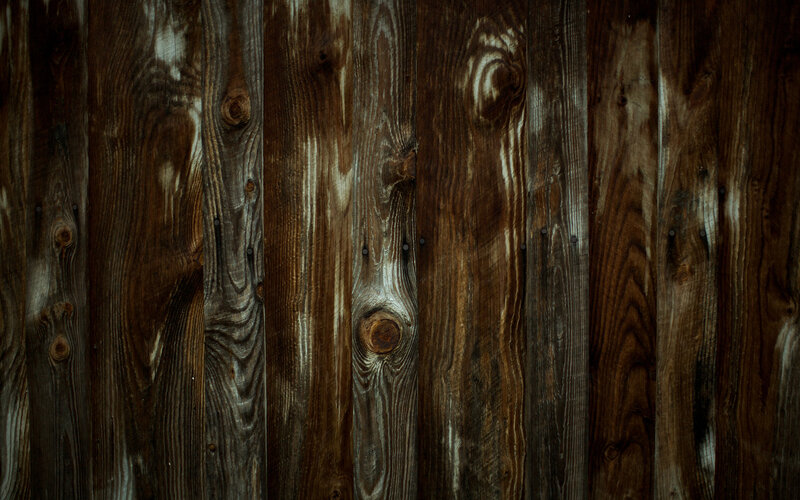 Wooden Planks Wall — Brown, Dark, Photograph