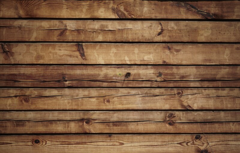 Wooden Planks Wall — Brown, Neutral, Photograph