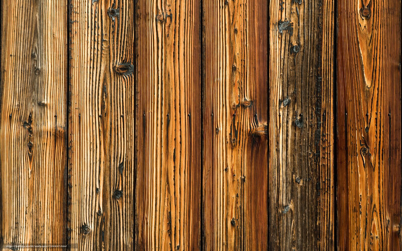 Wooden Planks Wall — Brown