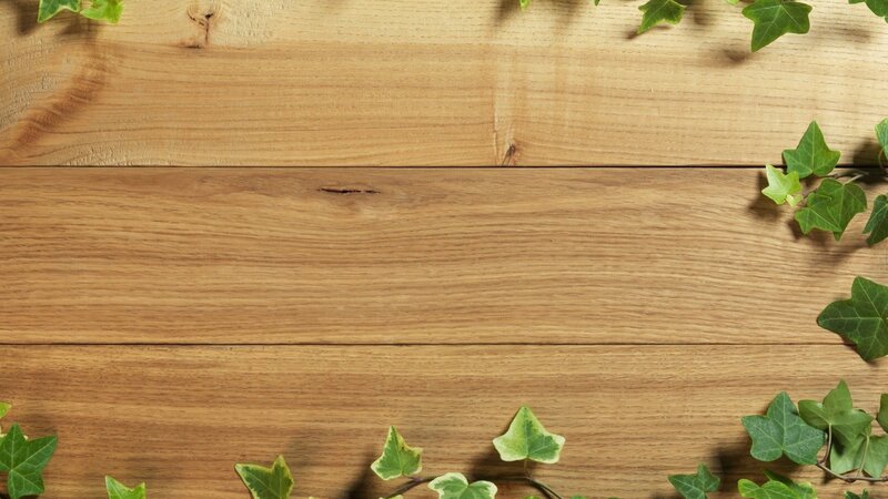 Wooden Planks with Ivy