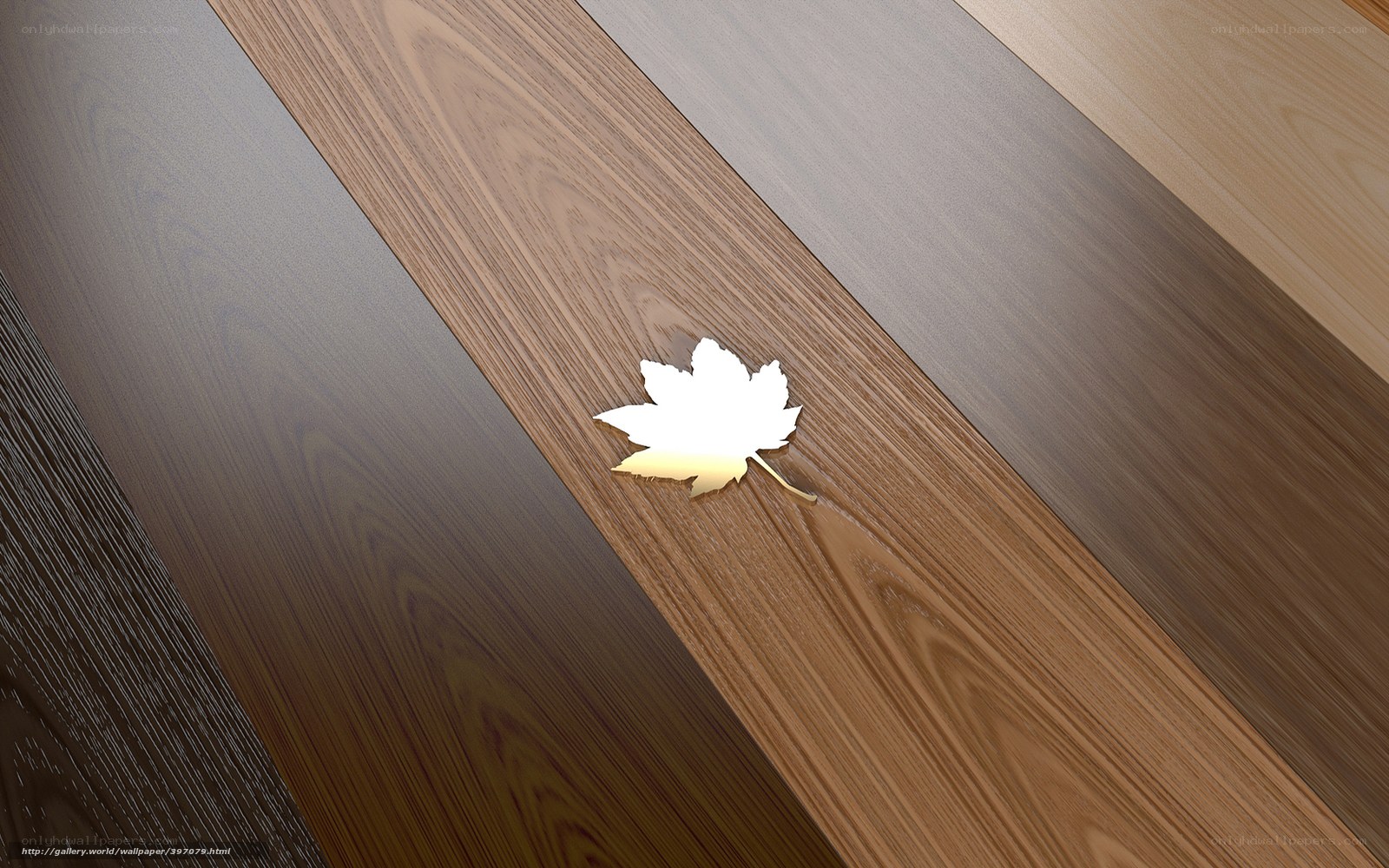 wooden planks with leaf