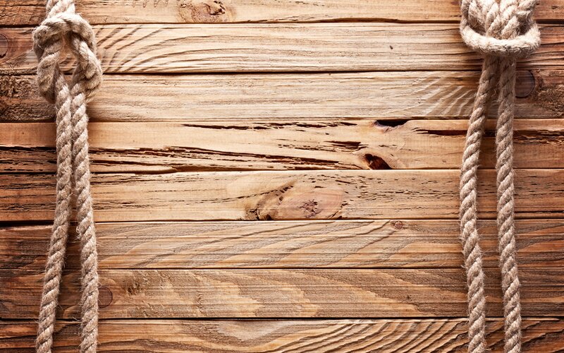Wooden Planks with Ropes