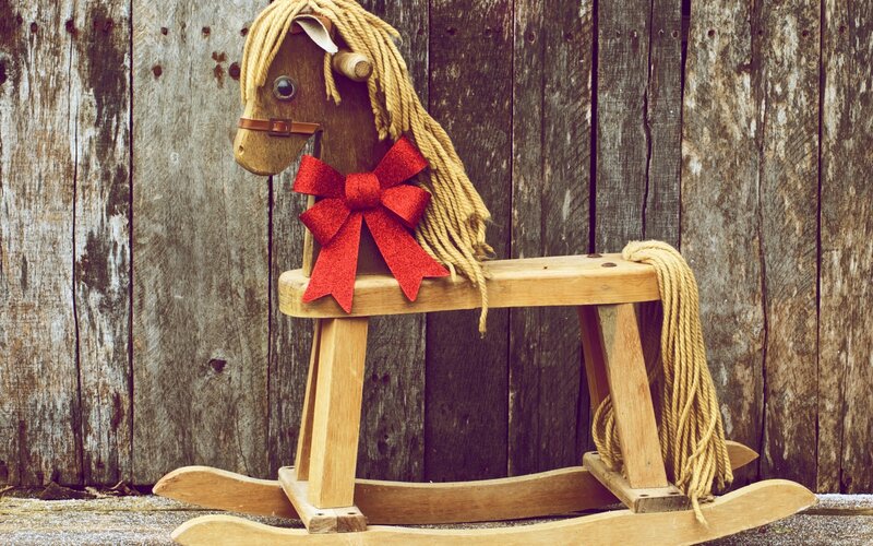 Wooden Rocking Horse