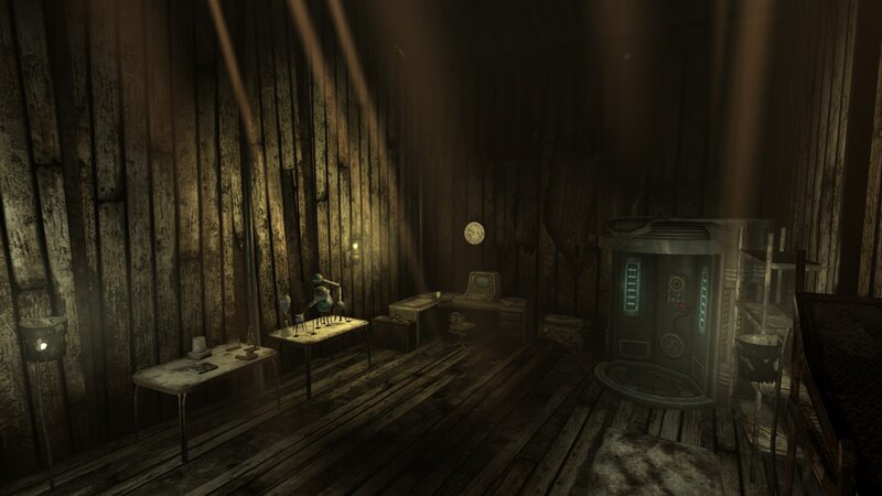 Wooden Room with Equipment