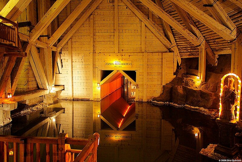 Wooden Salt Mine Interior