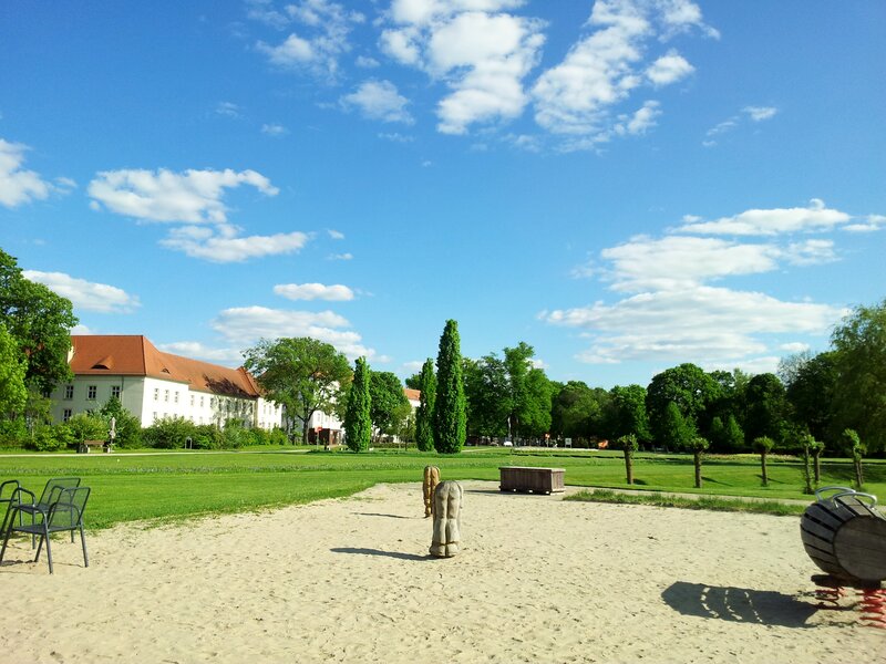 Wooden Sculptures in Park