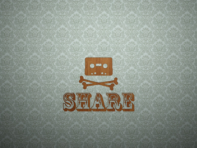 Wooden share symbol