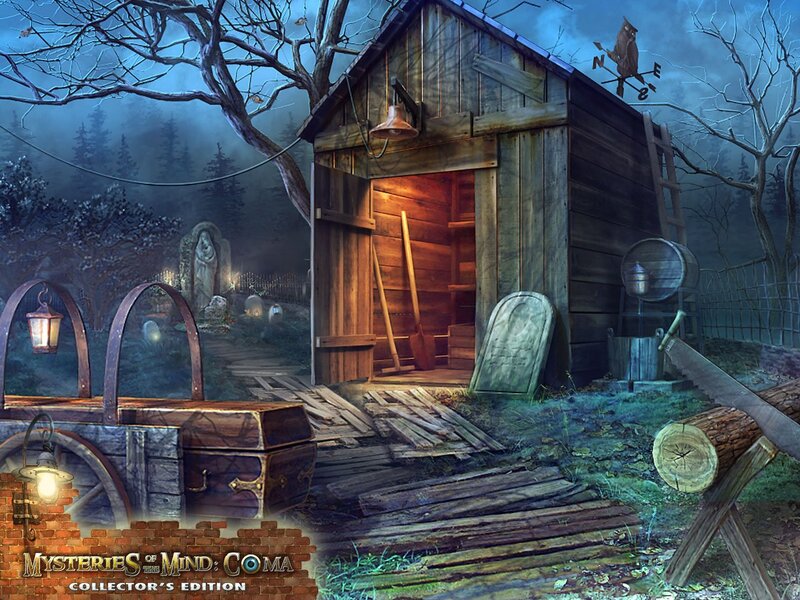 Wooden Shed at Night
