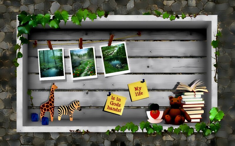 Wooden Shelf Display