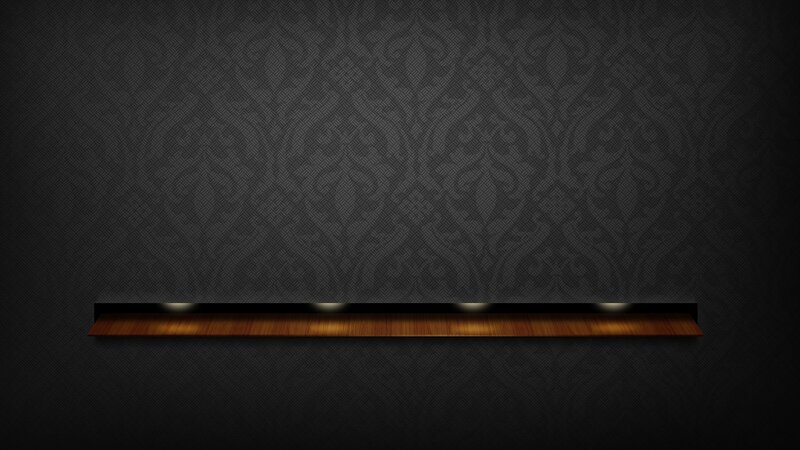 Wooden Shelf on Wall