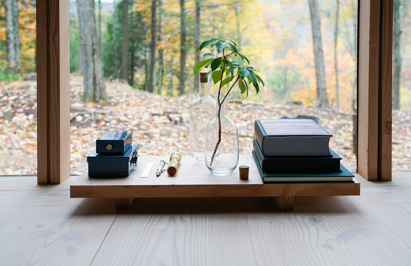 Wooden Shelf with Books